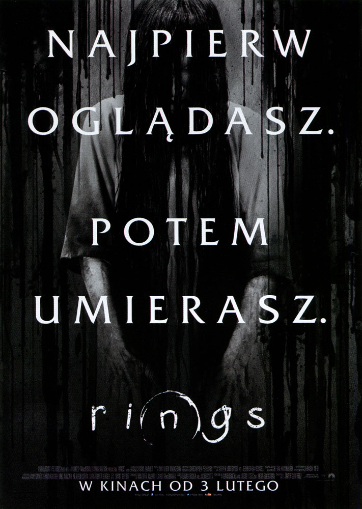 Ulotka filmu 'Rings (przód)'