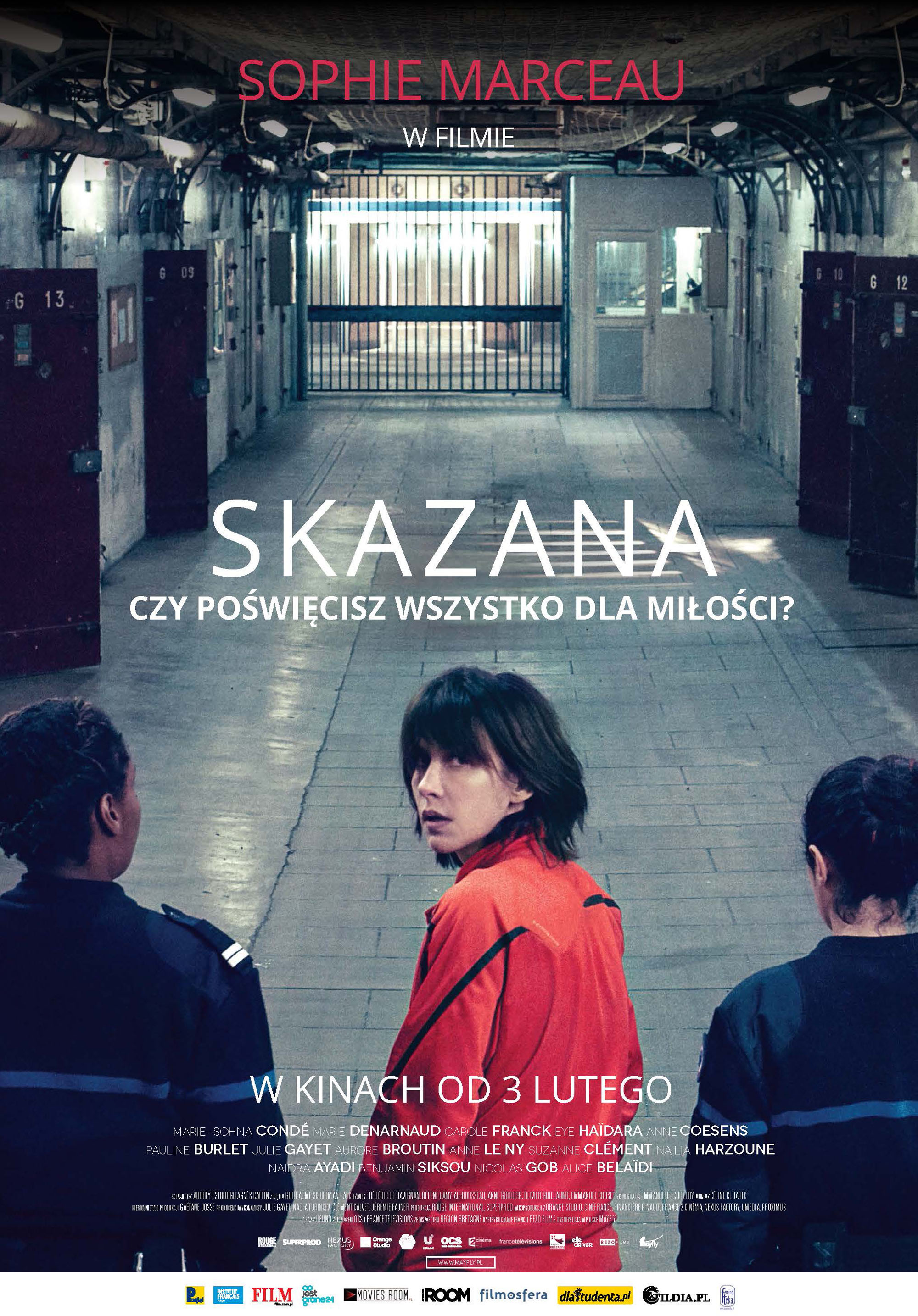 Polski plakat filmu 'Skazana'