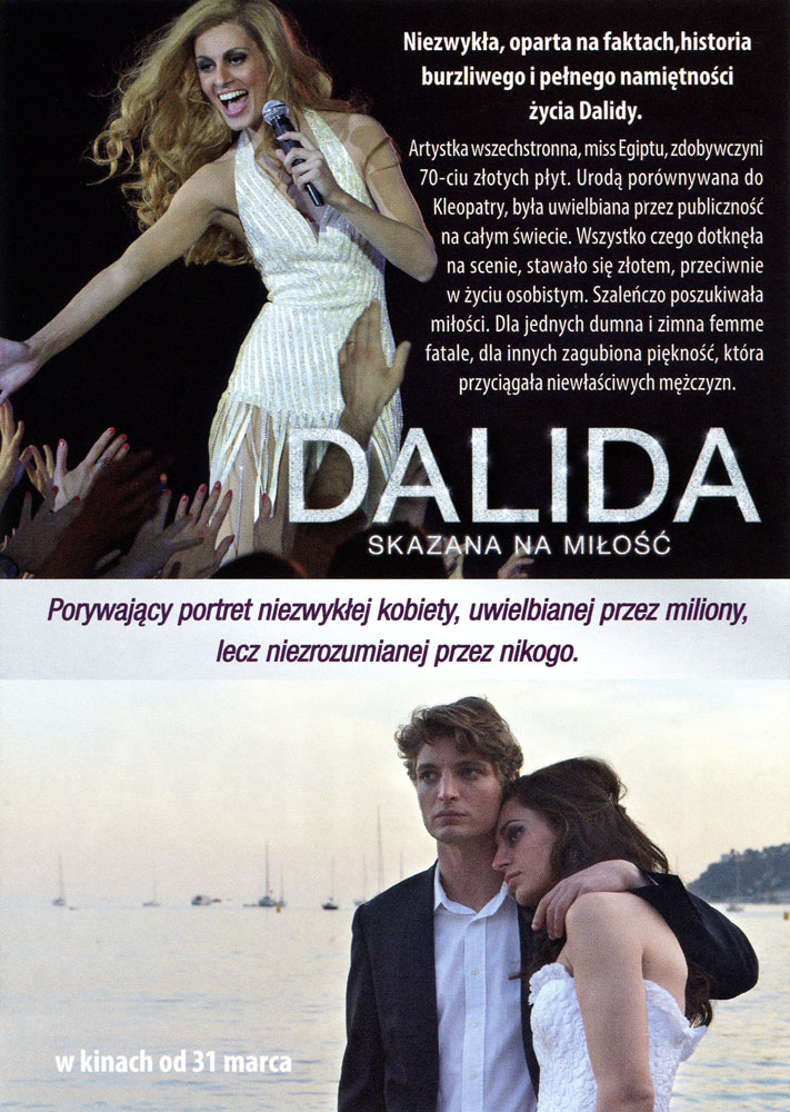 Ulotka filmu 'Dalida (tył)'