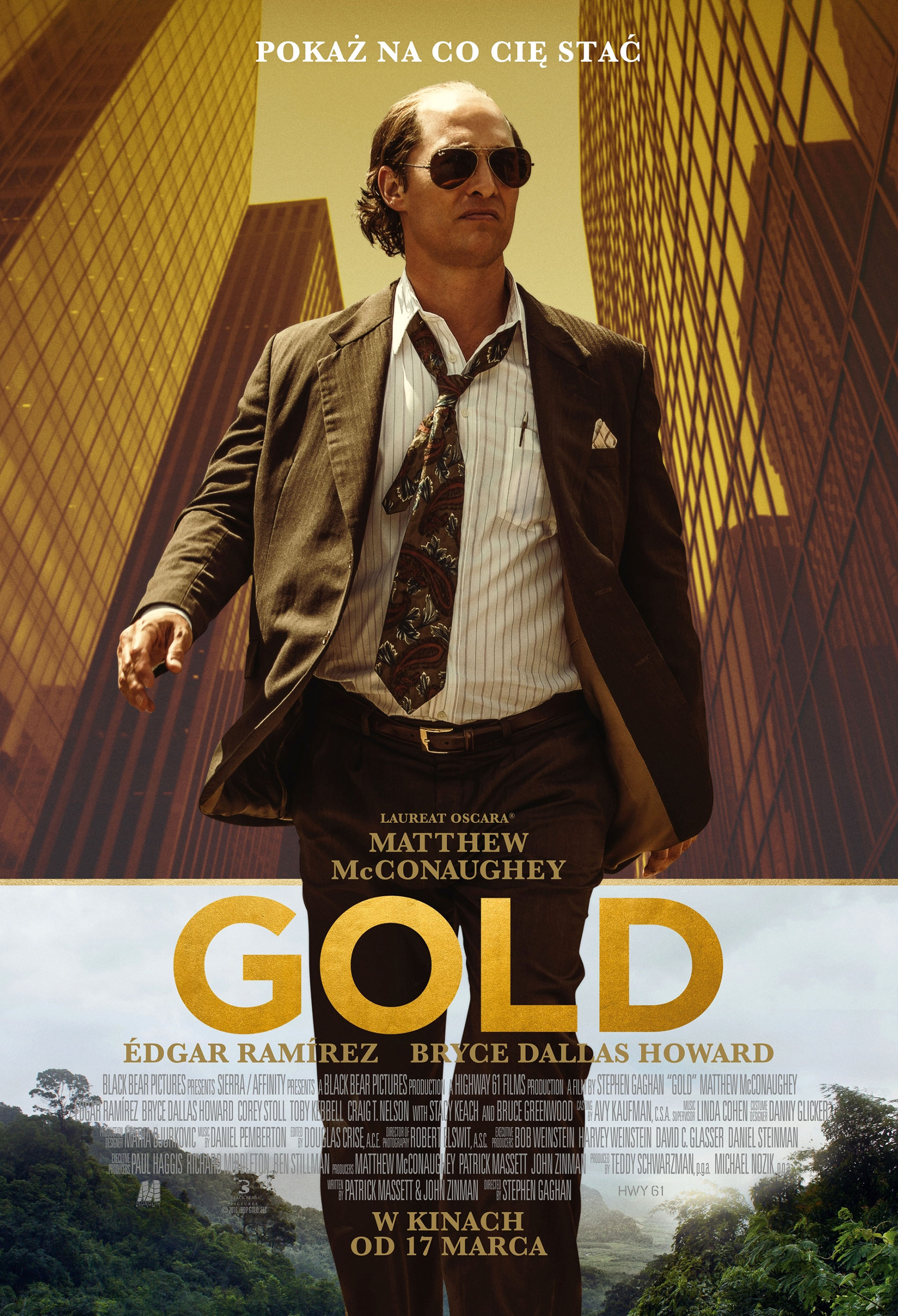 Polski plakat filmu 'Gold'