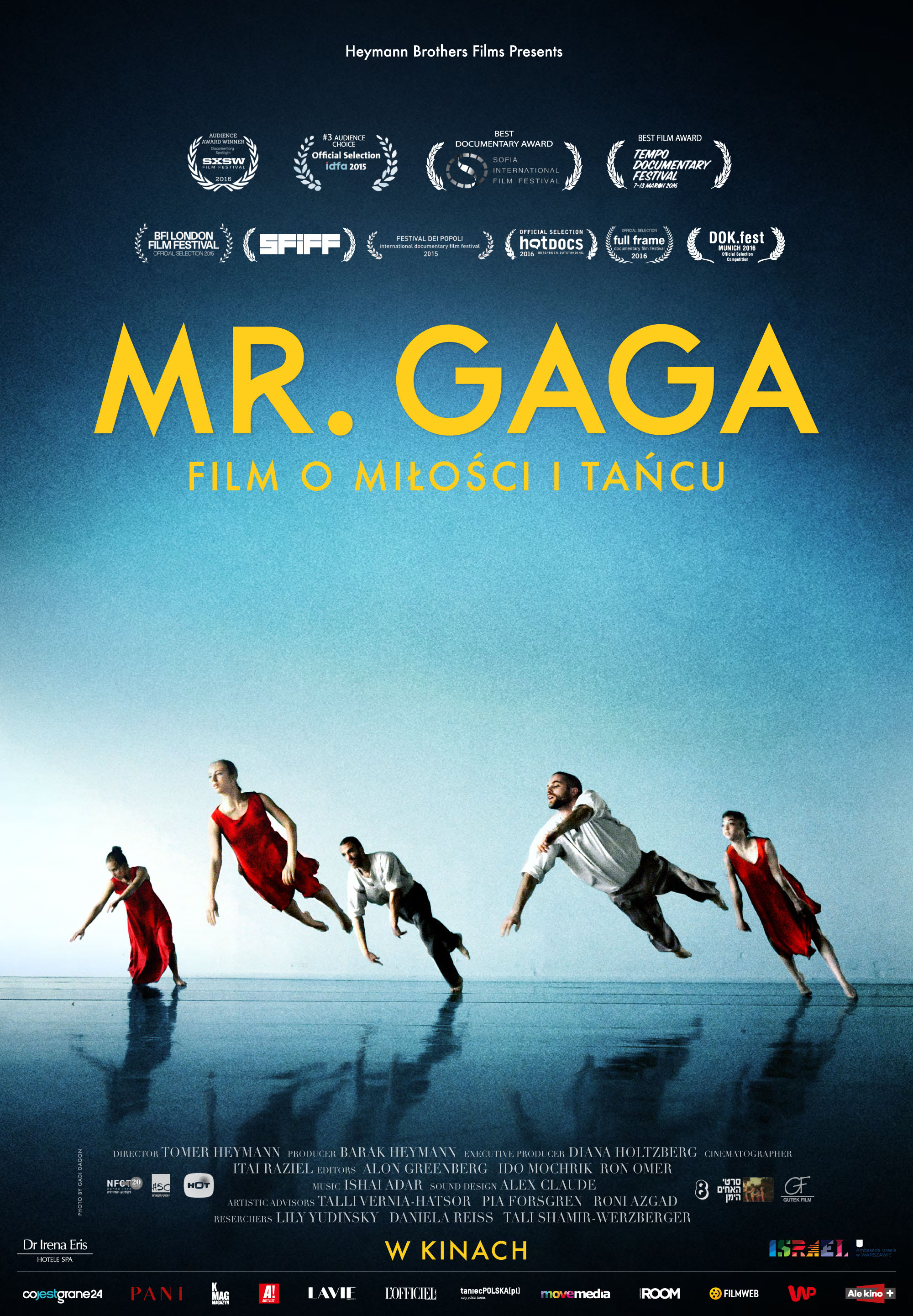 Polski plakat filmu 'Mr. Gaga'