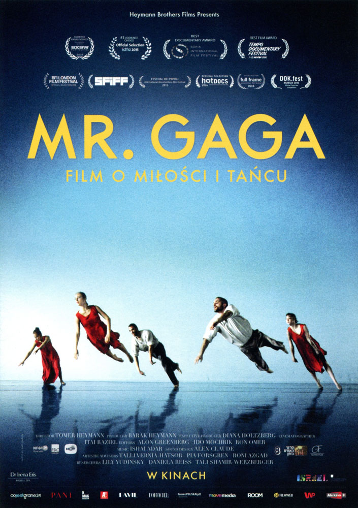 Ulotka filmu 'Mr. Gaga (przód)'