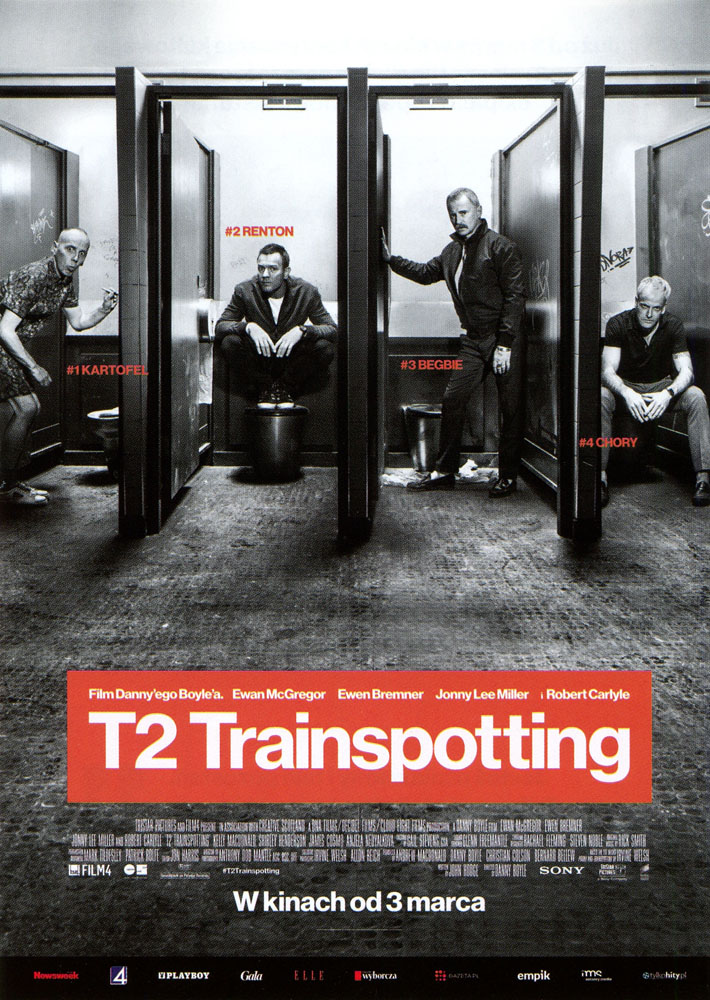 Ulotka filmu 'T2 Trainspotting (przód)'