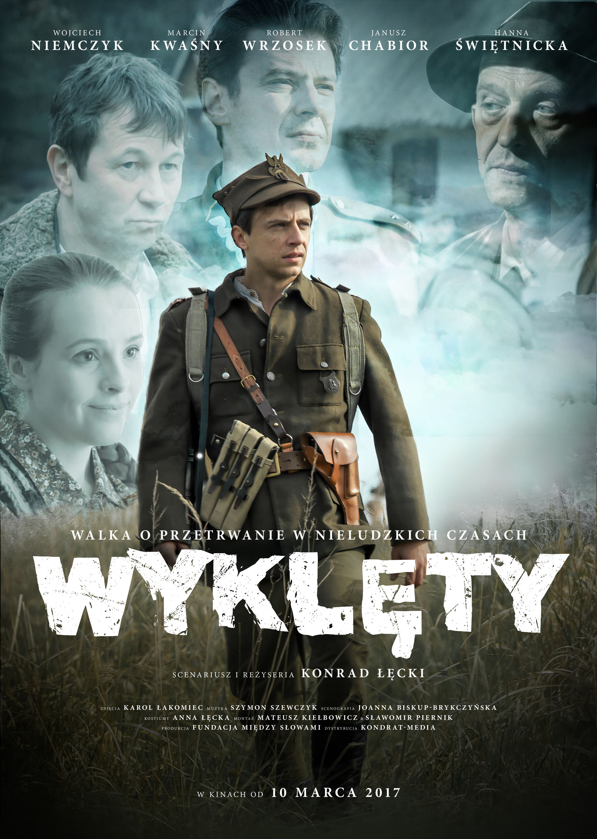 Polski plakat filmu 'Wyklęty'