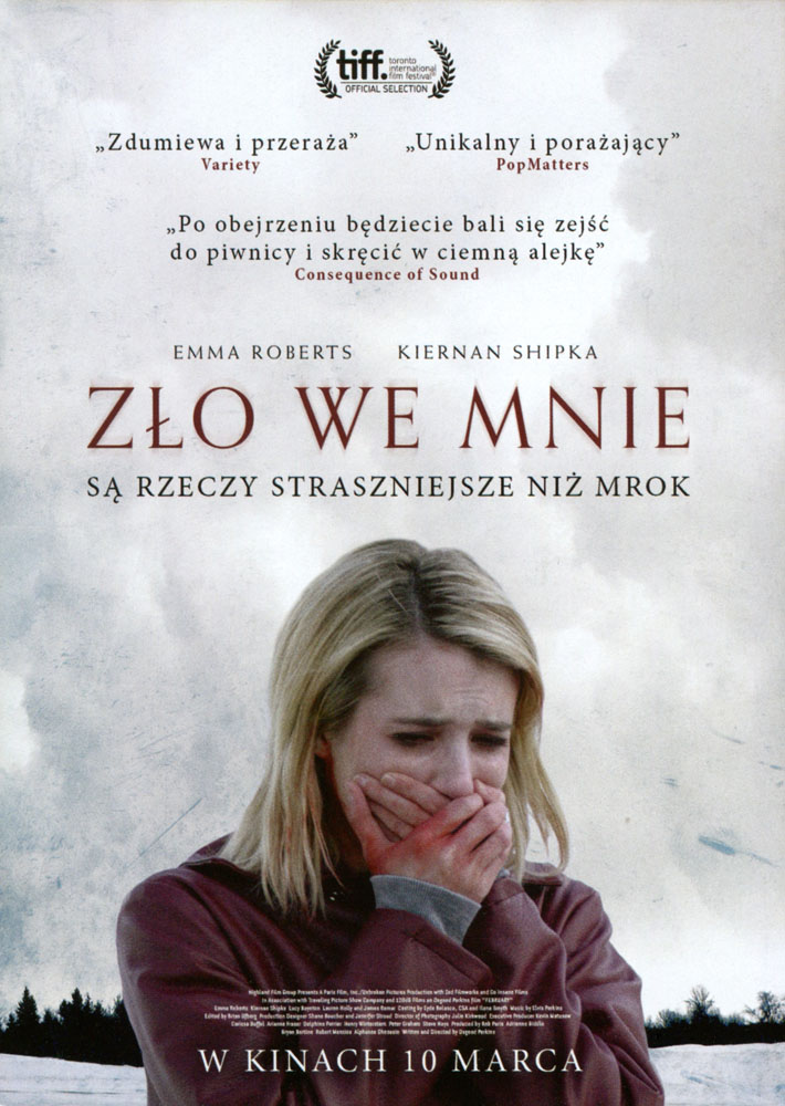 Ulotka filmu 'Zło We Mnie (przód)'