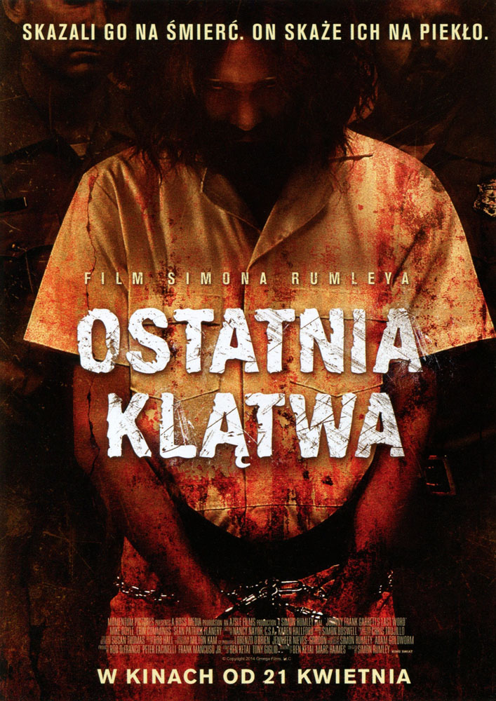 Ulotka filmu 'Ostatnia Klątwa (przód)'