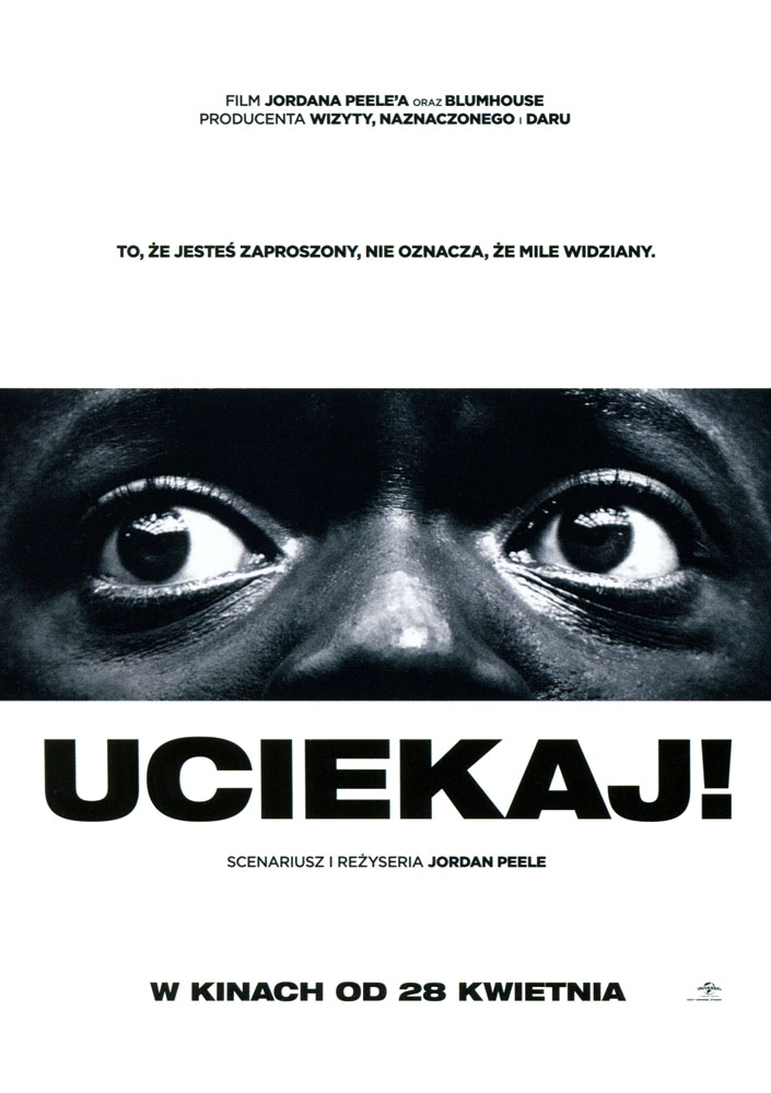 Ulotka filmu 'Uciekaj! (przód)'