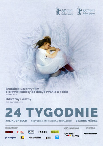 Przód ulotki filmu '24 Tygodnie'