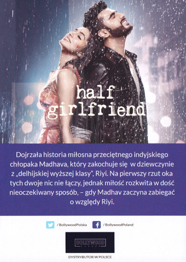 Przód ulotki filmu 'Half Girlfriend / Hindi Medium'