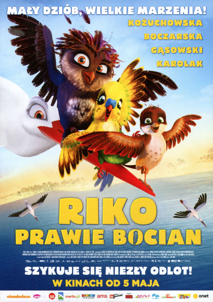 Ulotka filmu 'Rico Prawie Bocian (przód - wersja B)'