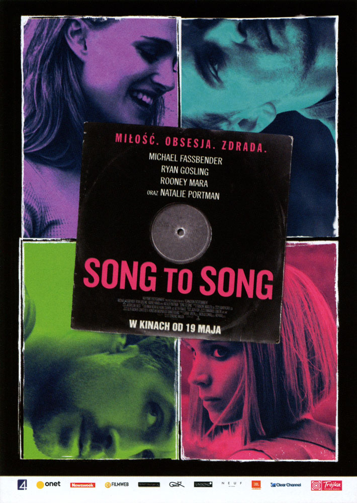 Ulotka filmu 'Song To Song (przód)'