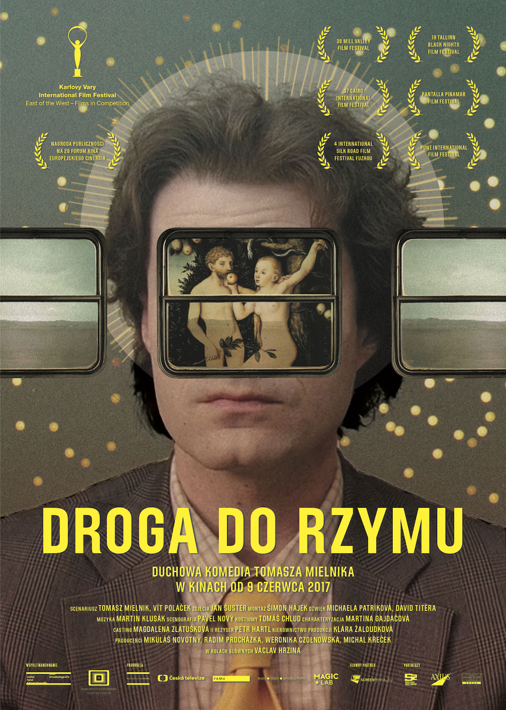 Polski plakat filmu 'Droga Do Rzymu'