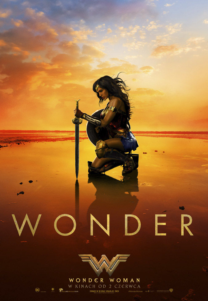 Polski plakat filmu 'Wonder Woman'