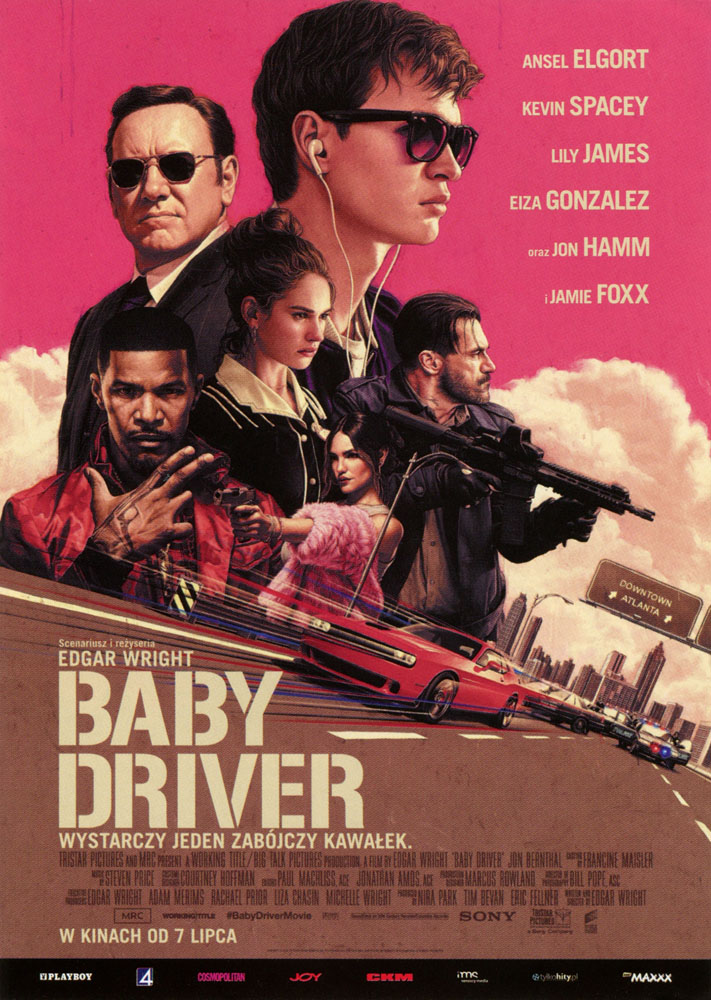 Ulotka filmu 'Baby Driver (przód)'