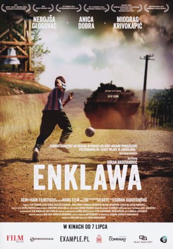 Przód ulotki filmu 'Enklawa'