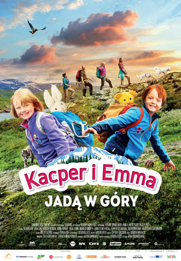 Polski plakat filmu 'Kacper i Emma Jadą W Góry'