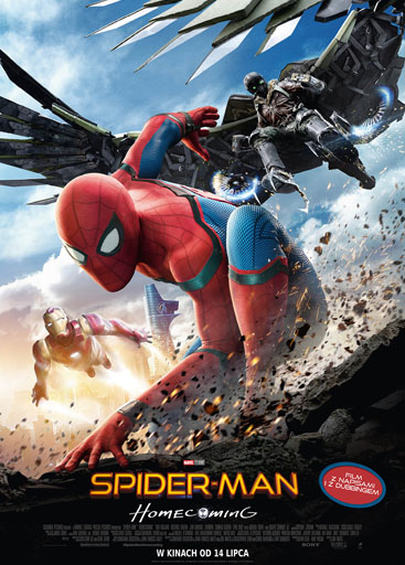 Polski plakat filmu 'Spider-Man: Homecoming'