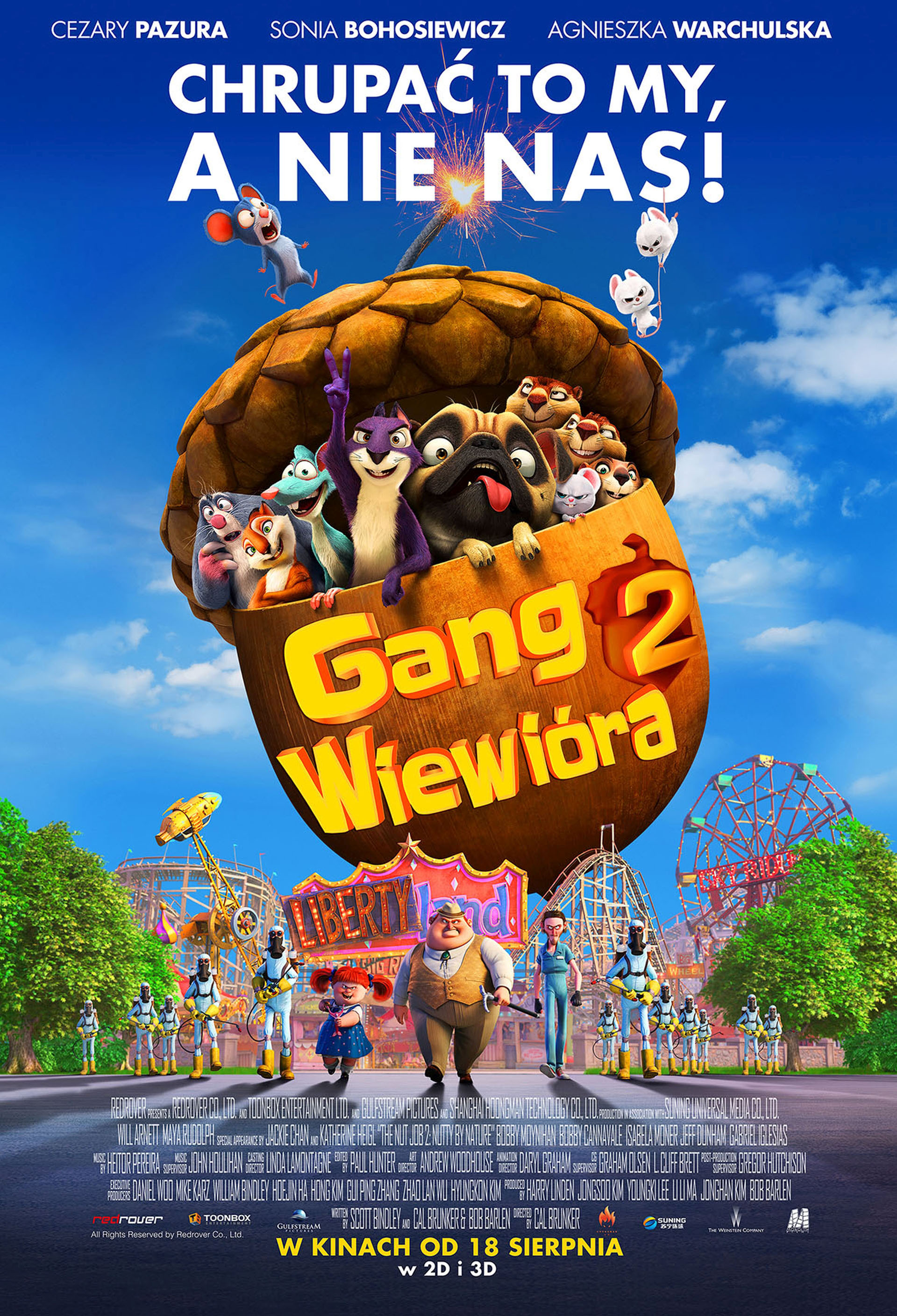 Polski plakat filmu 'Gang Wiewióra 2'