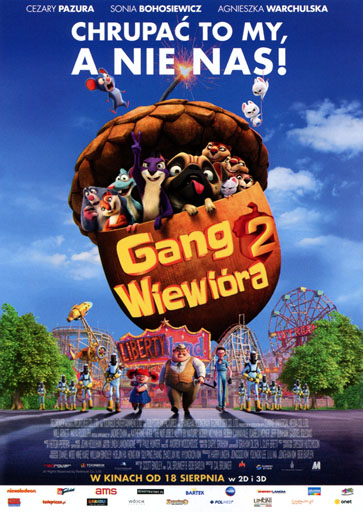 Przód ulotki filmu 'Gang Wiewióra 2'