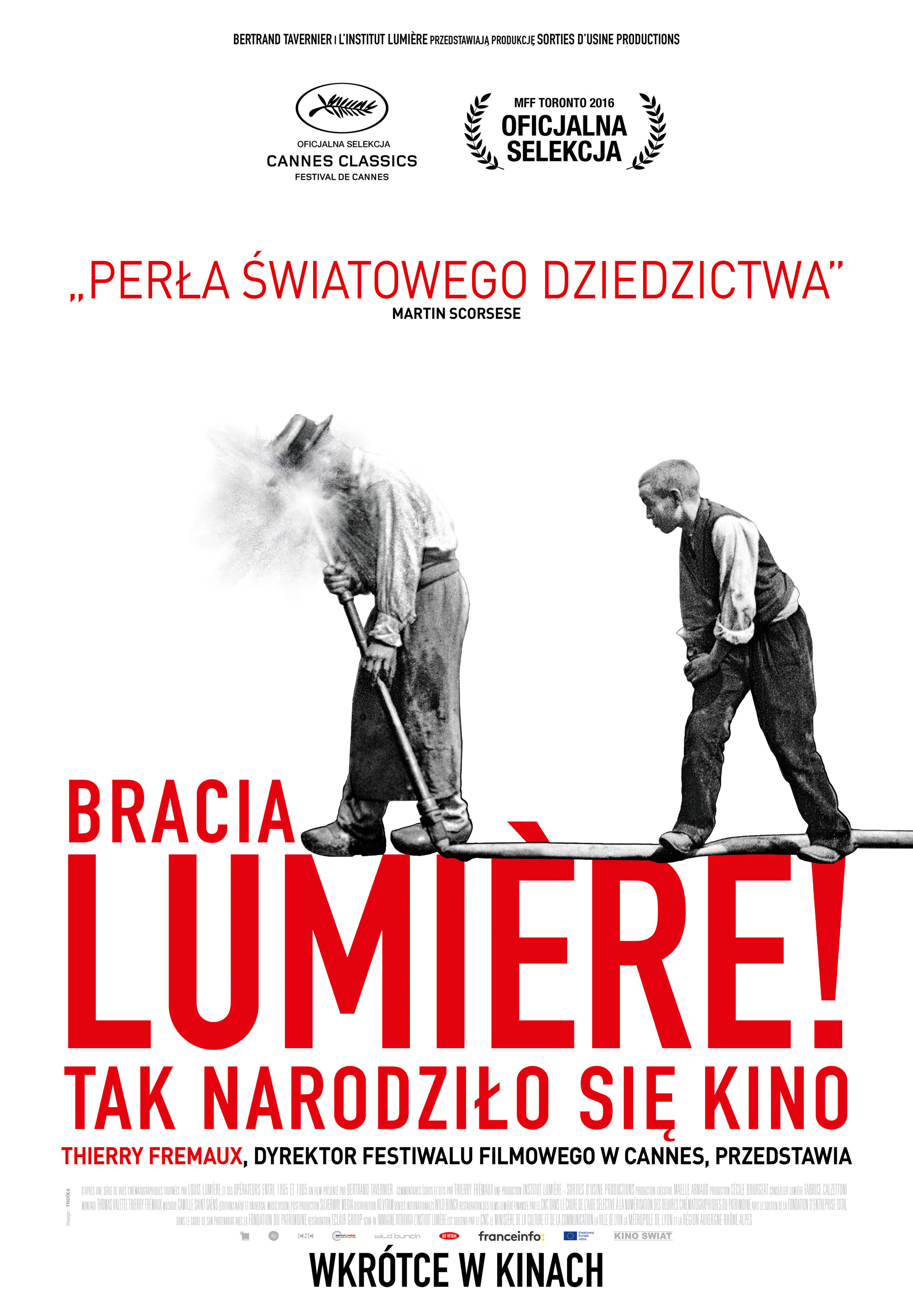 Polski plakat filmu 'Bracia Lumière'