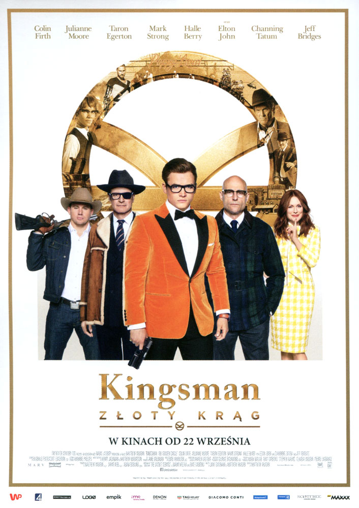 Ulotka filmu 'Kingsman: Złoty Krąg (przód)'