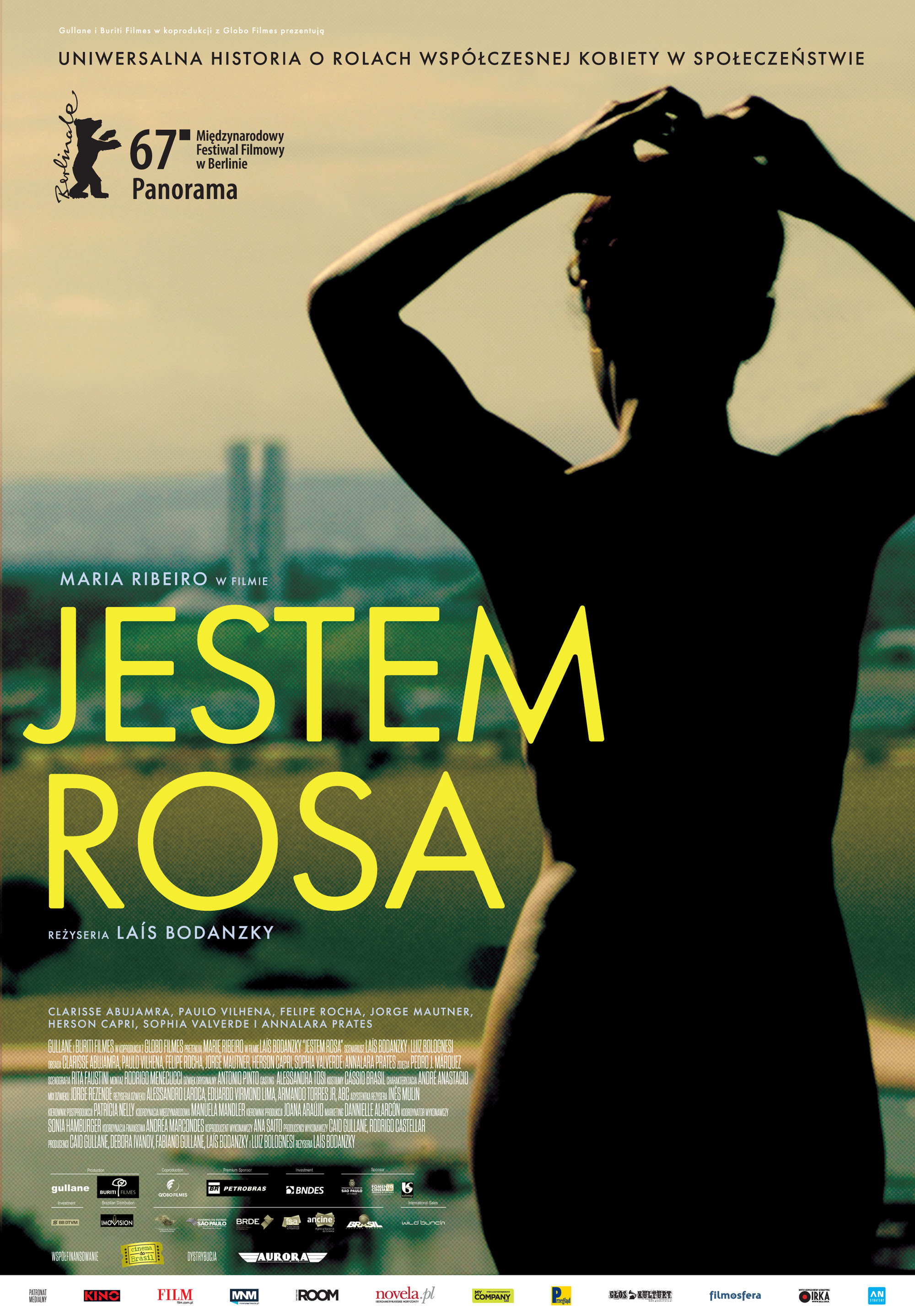 Polski plakat filmu 'Jestem Rosa'