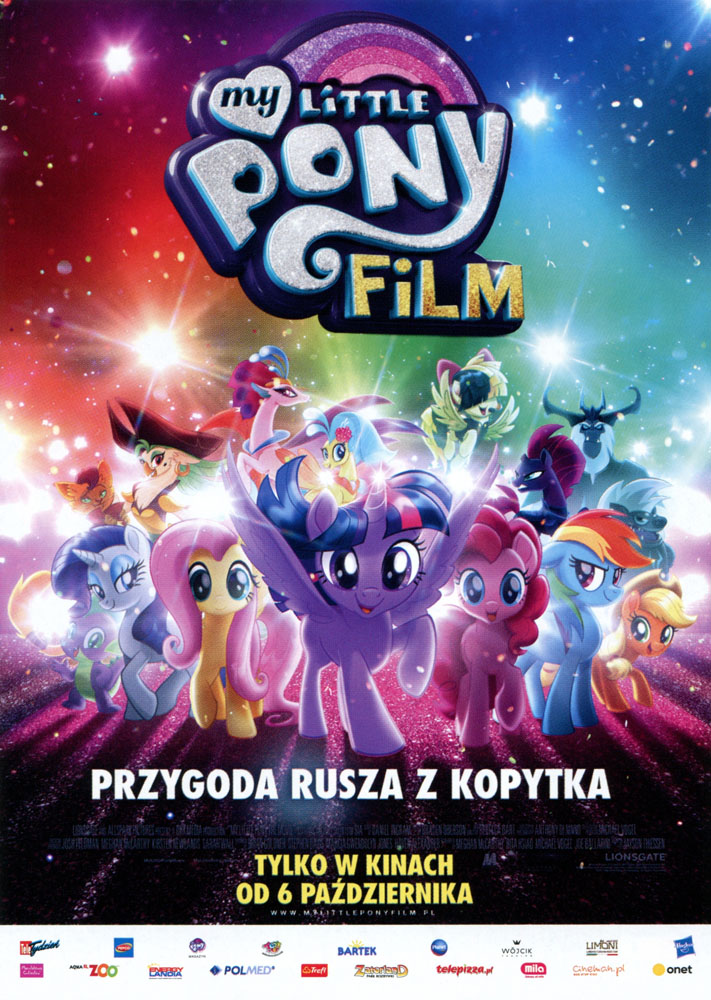 Ulotka filmu 'My Little Pony. Film (przód)'