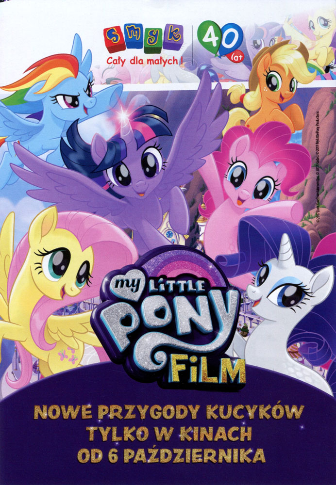 Ulotka filmu 'My Little Pony. Film (przód - wersja B)'