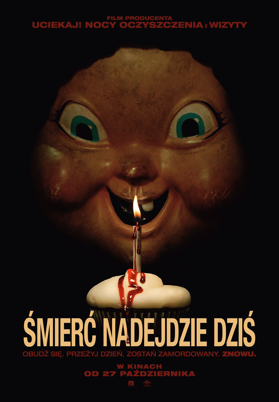 Polski plakat filmu 'Śmierć Nadejdzie Dziś'