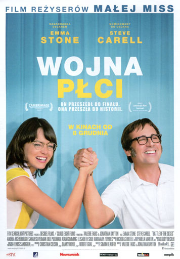 Przód ulotki filmu 'Wojna Płci'