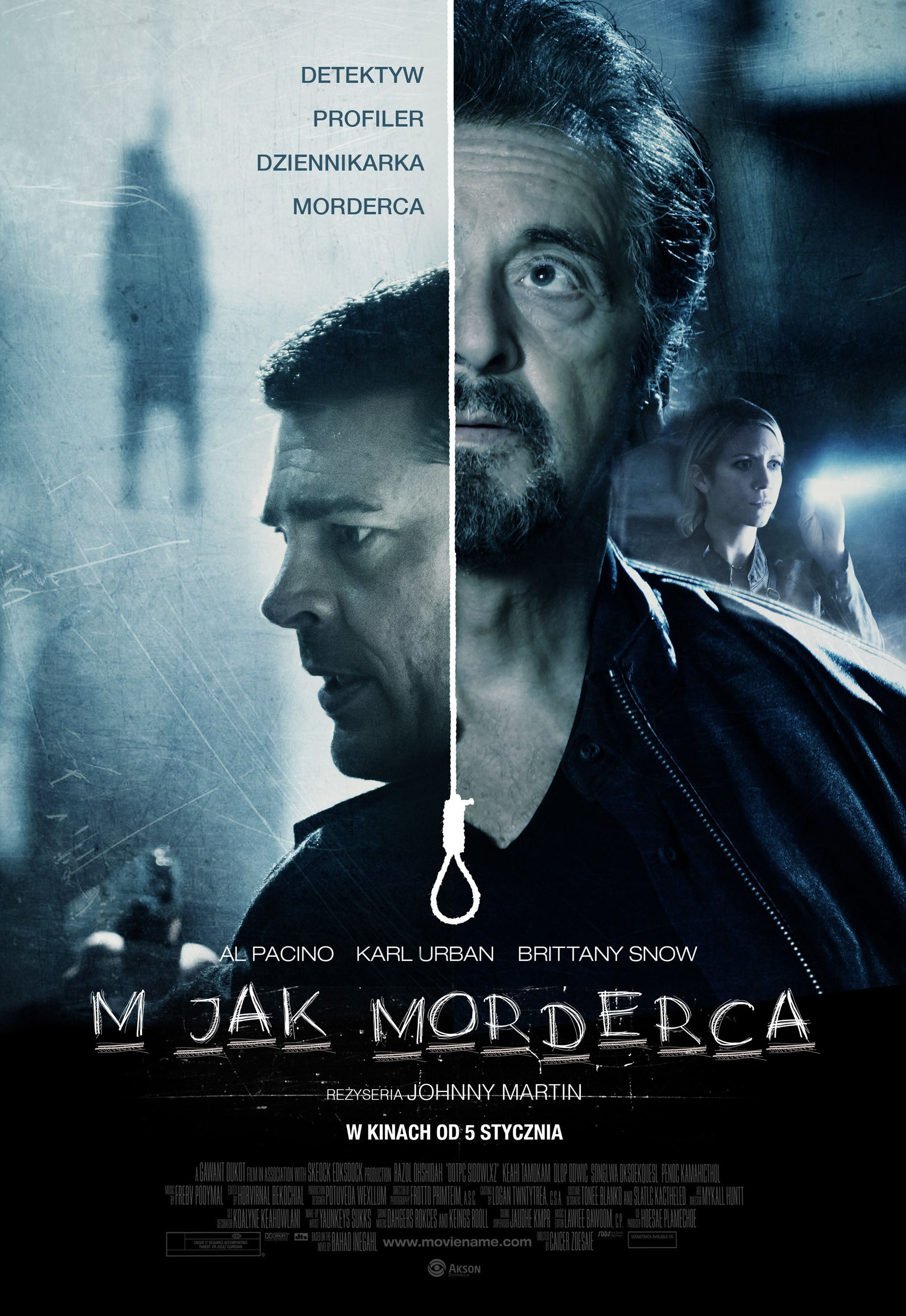 Polski plakat filmu 'M Jak Morderca'