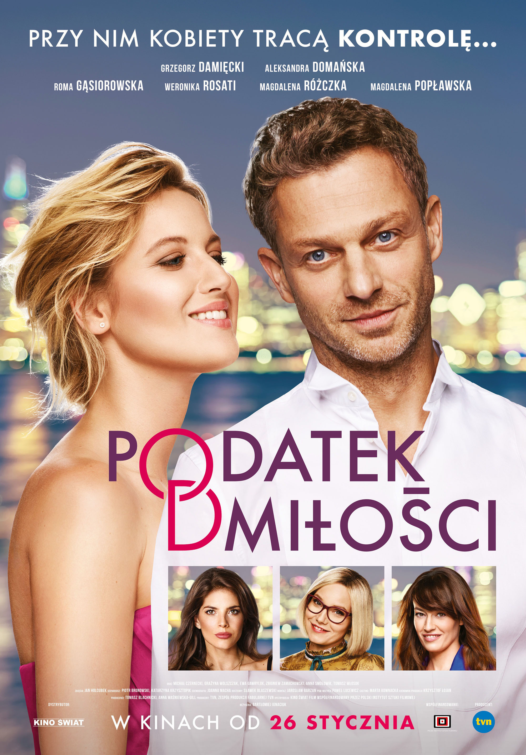 Polski plakat filmu 'Podatek Od Miłości'