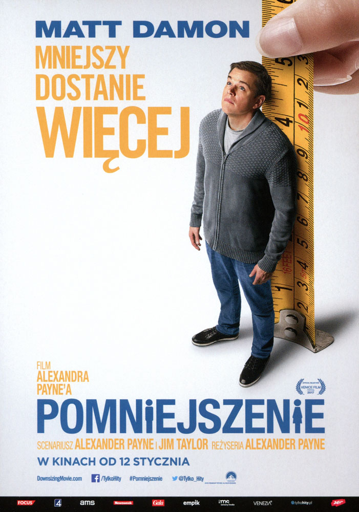 Ulotka filmu 'Pomniejszenie (przód)'