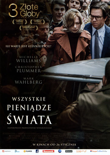 Przód ulotki filmu 'Wszystkie Pieniądze Świata'