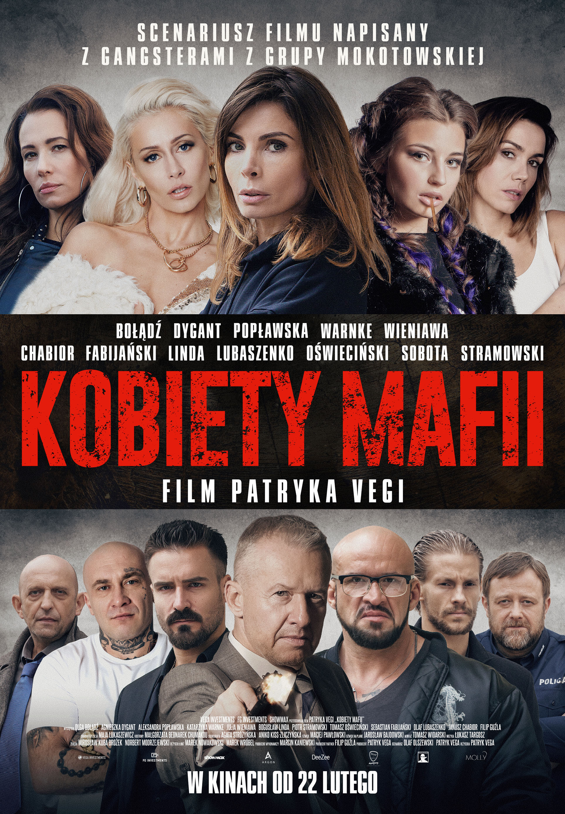 Polski plakat filmu 'Kobiety Mafii'