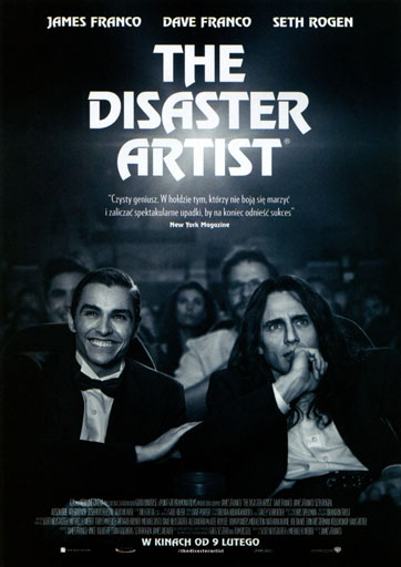 Przód ulotki filmu 'The Disaster Artist'