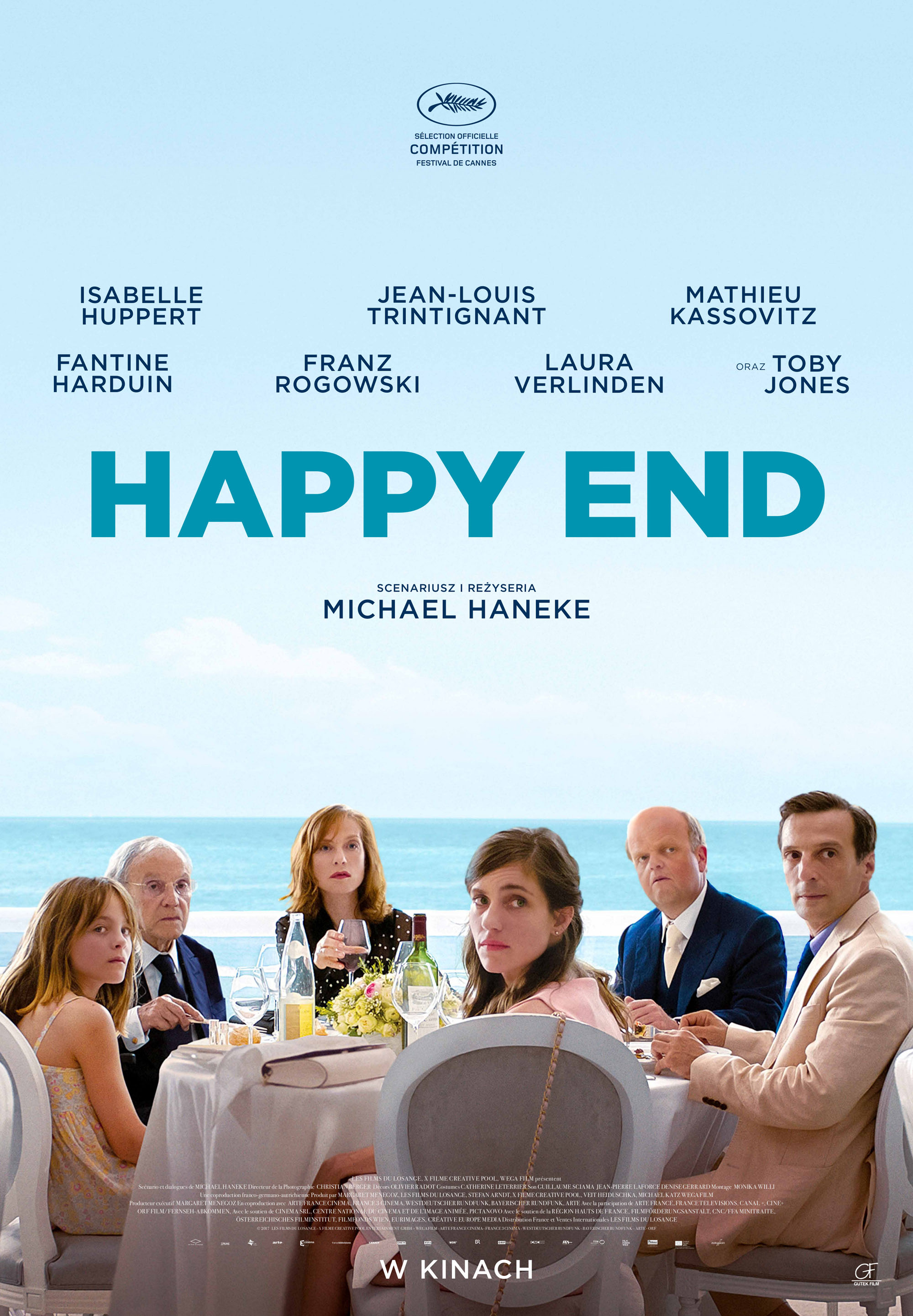 Polski plakat filmu 'Happy End'