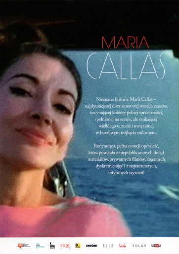 Tył ulotki filmu 'Maria Callas'