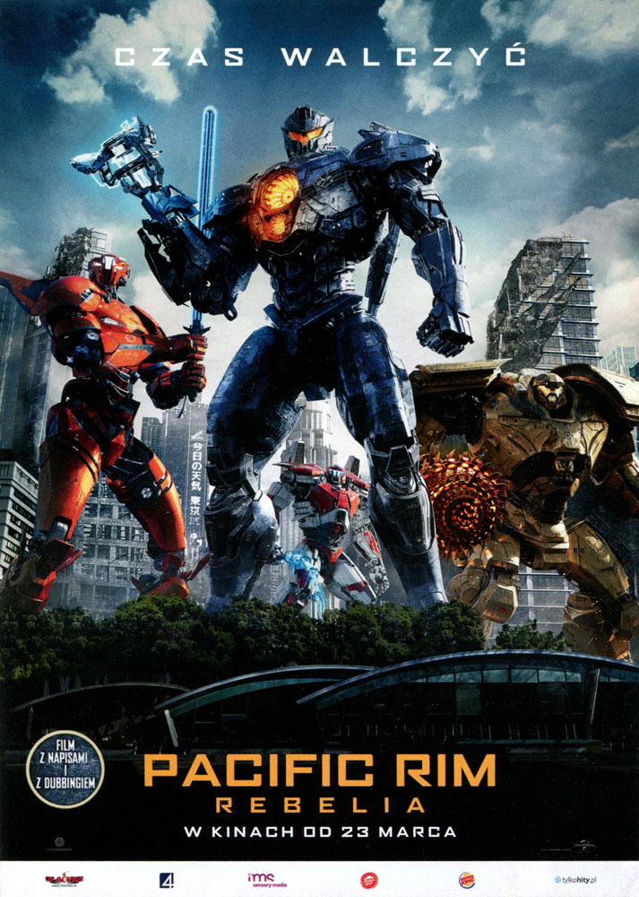 Ulotka filmu 'Pacific Rim: Rebelia (przód)'