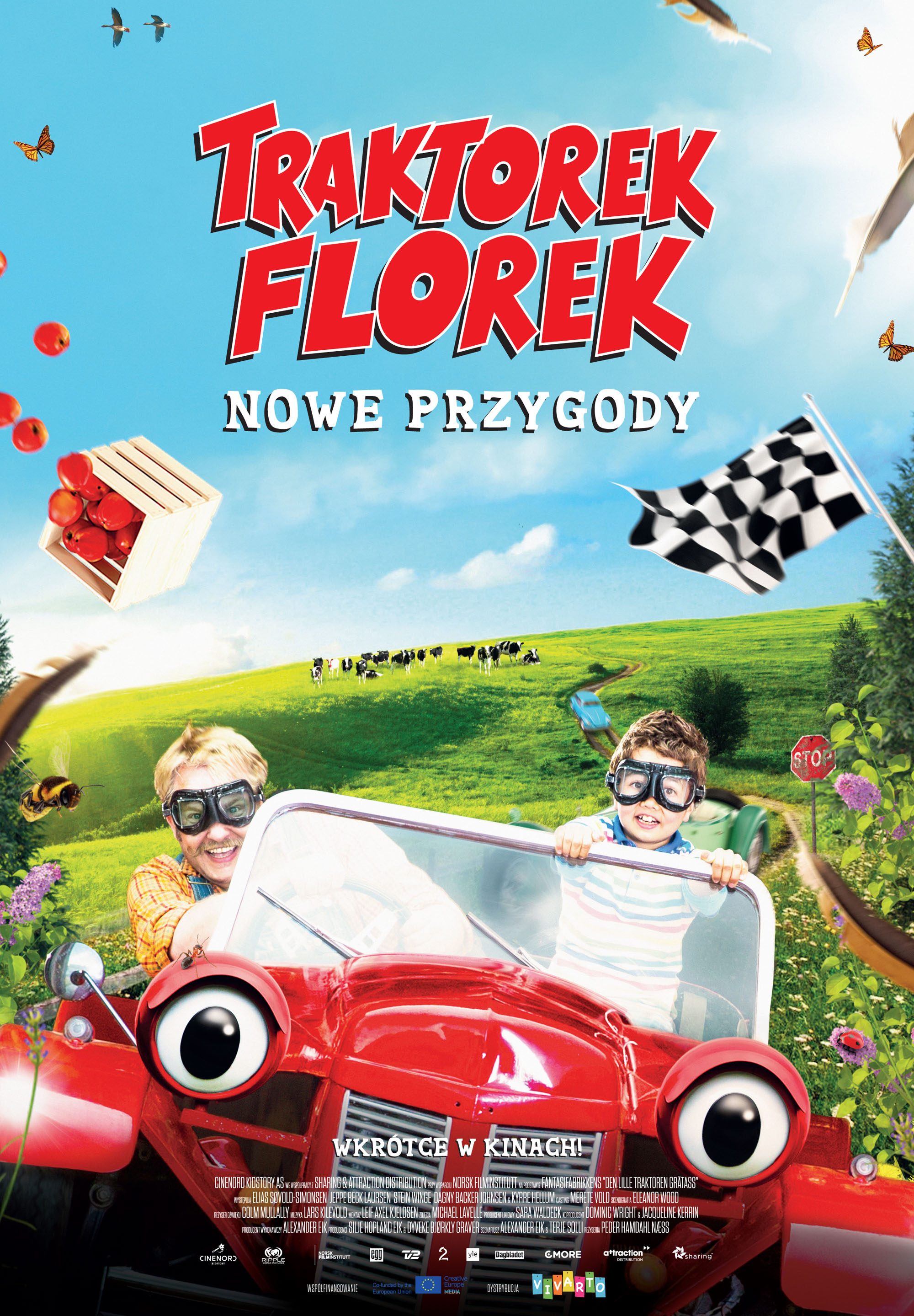 Polski plakat filmu 'Traktorek Florek - Nowe Przygody'