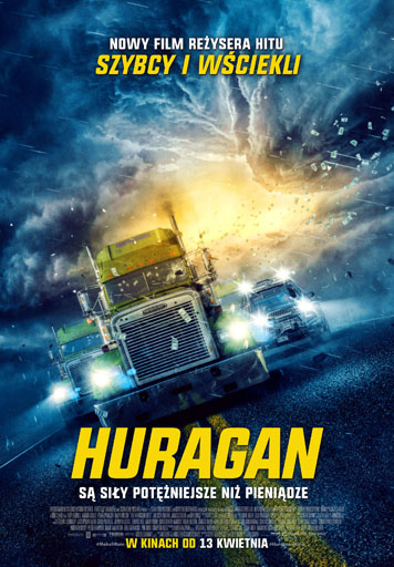 Polski plakat filmu 'Huragan'