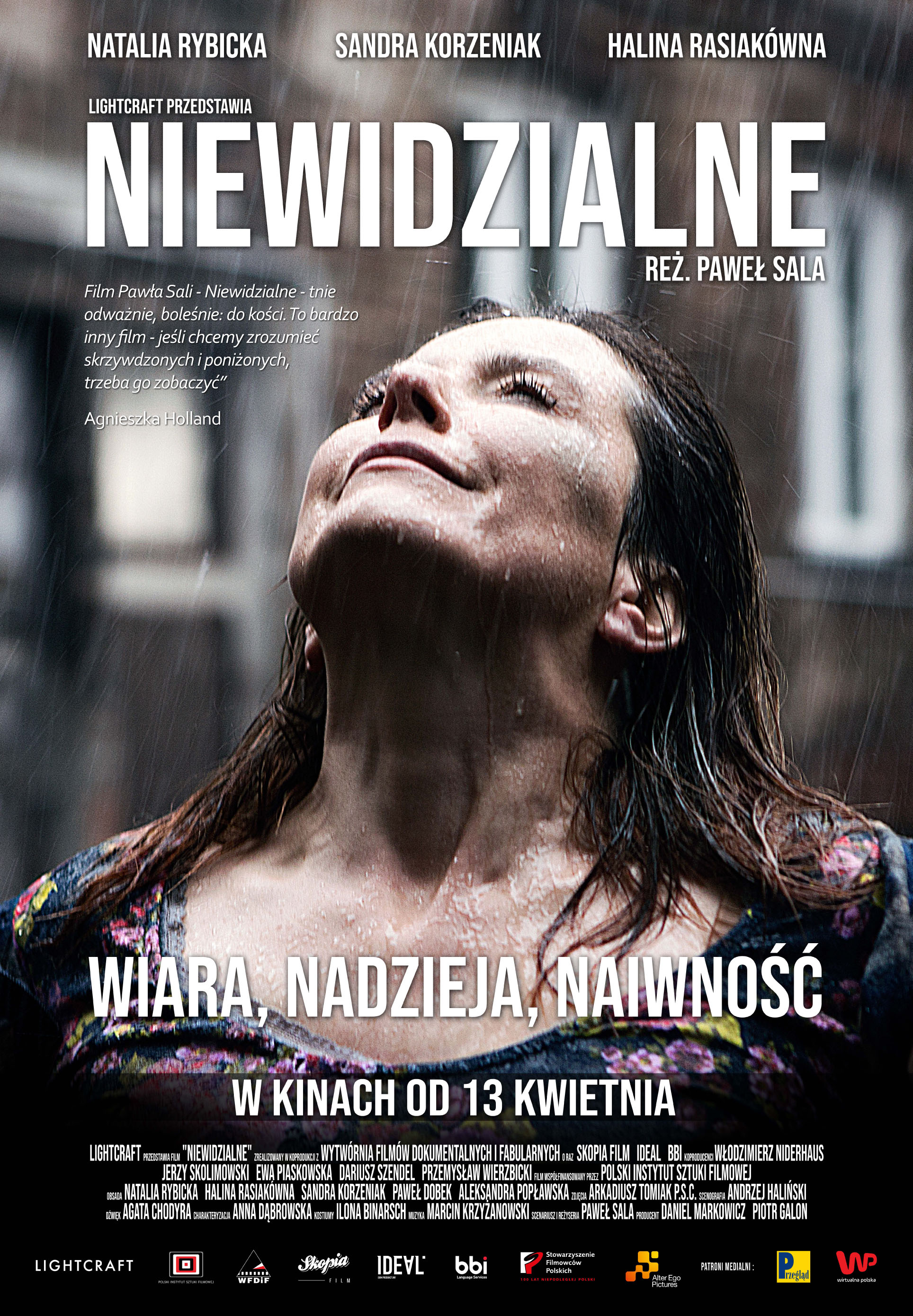 Polski plakat filmu 'Niewidzialne'