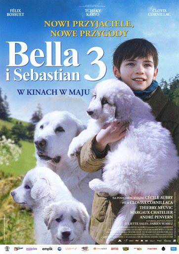 Przód ulotki filmu 'Bella i Sebastian 3'