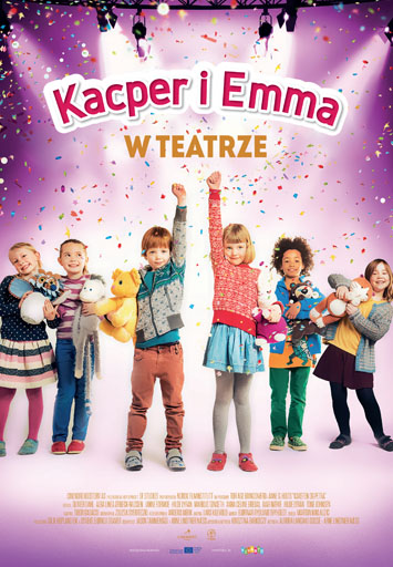 Polski plakat filmu 'Kacper i Emma W Teatrze'