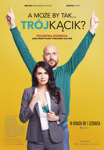 Polski plakat filmu 'A Może By Tak Trójkącik?'