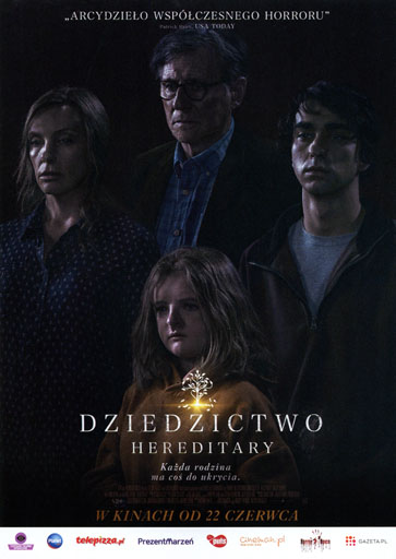 Przód ulotki filmu 'Dziedzictwo. Hereditary'