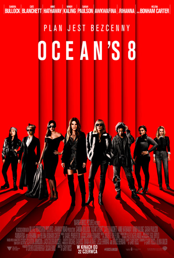 Polski plakat filmu 'Ocean’s 8'