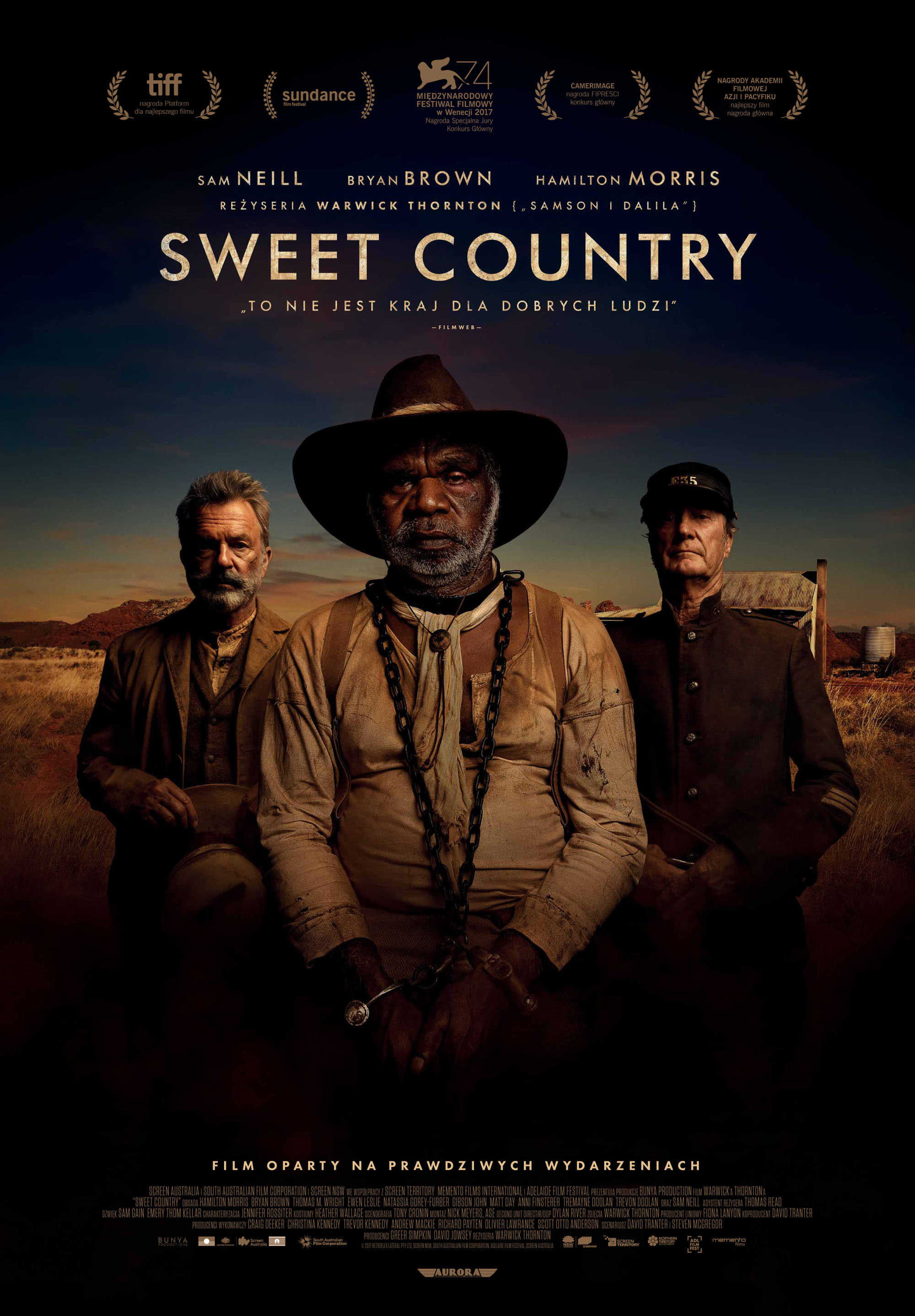 Polski plakat filmu 'Sweet Country'