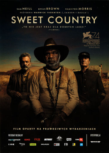 Przód ulotki filmu 'Sweet Country'