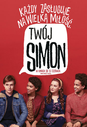 Polski plakat filmu 'Twój Simon'